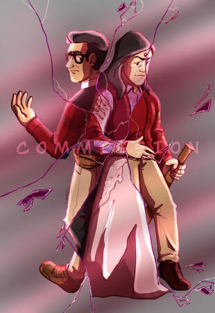 Full color fullbody + extra character